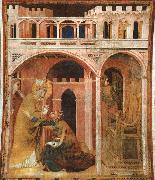Simone Martini Miracle of Fire oil on canvas